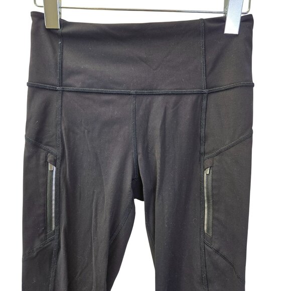 Athleta Rainier Activewear Zip Pocket Crop Tights Leggings Size XS - Picture 4 of 8